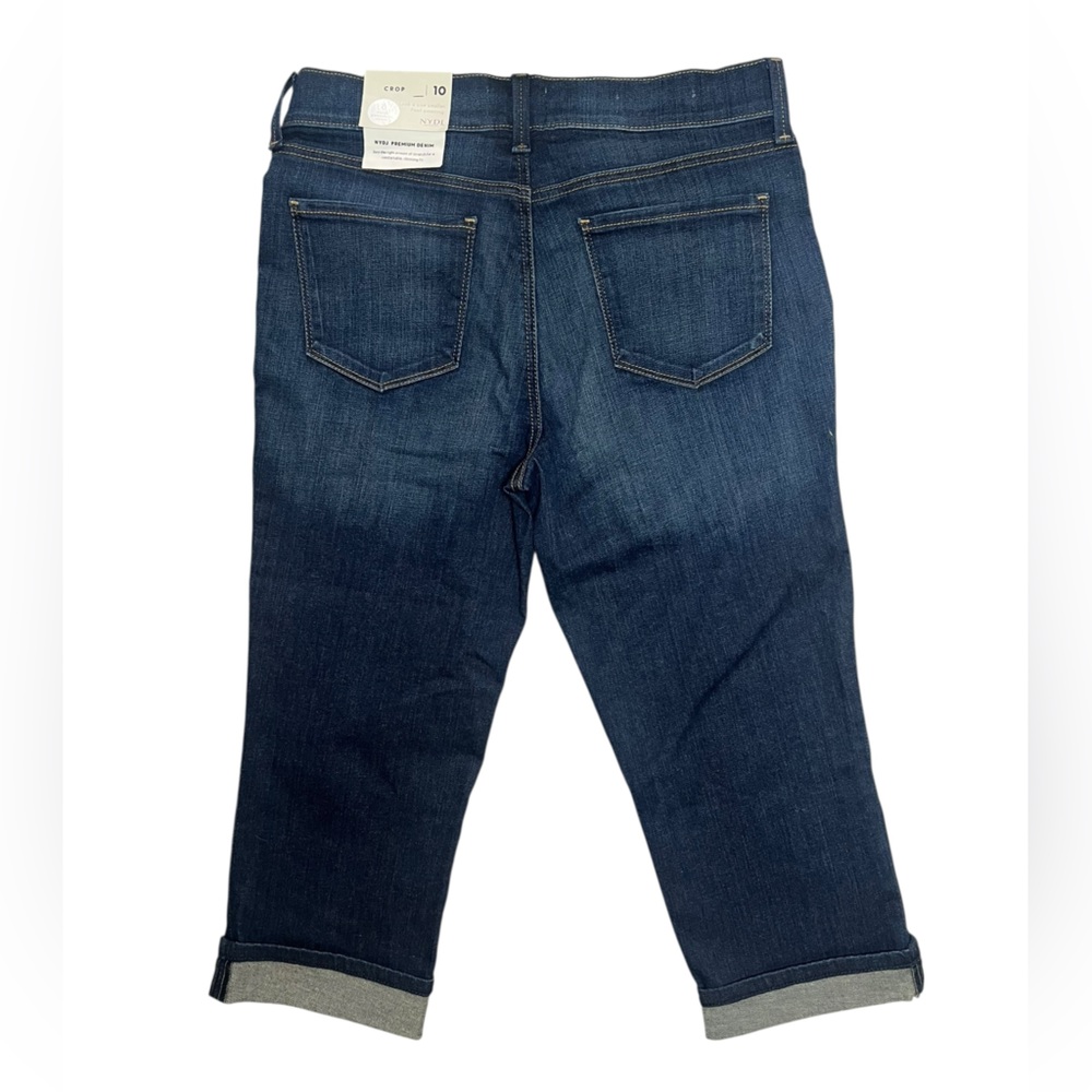 NYDJ NWT Marilyn Crop cuff bezel Jean size 10 - Picture 5 of 8